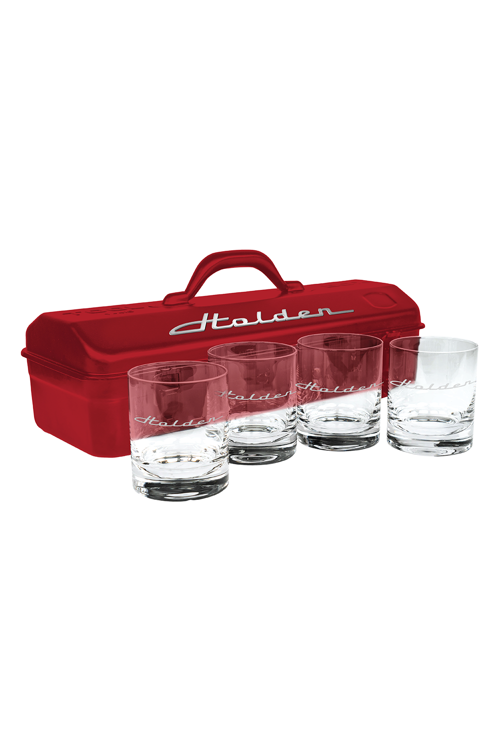HOLDEN TOOLBOX WITH SET OF 4 GLASSES – Holden Store