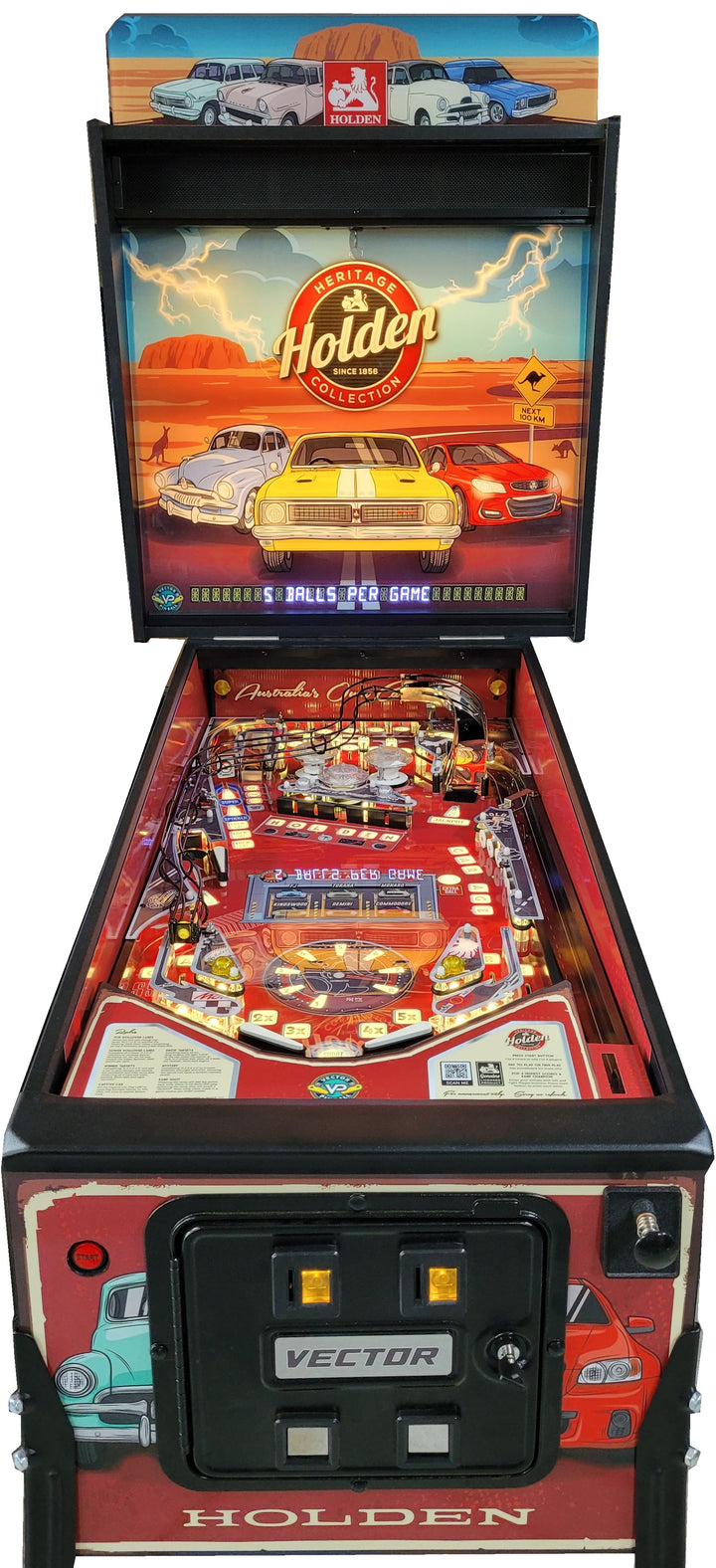 HERITAGE HOLDEN PINBALL MACHINE