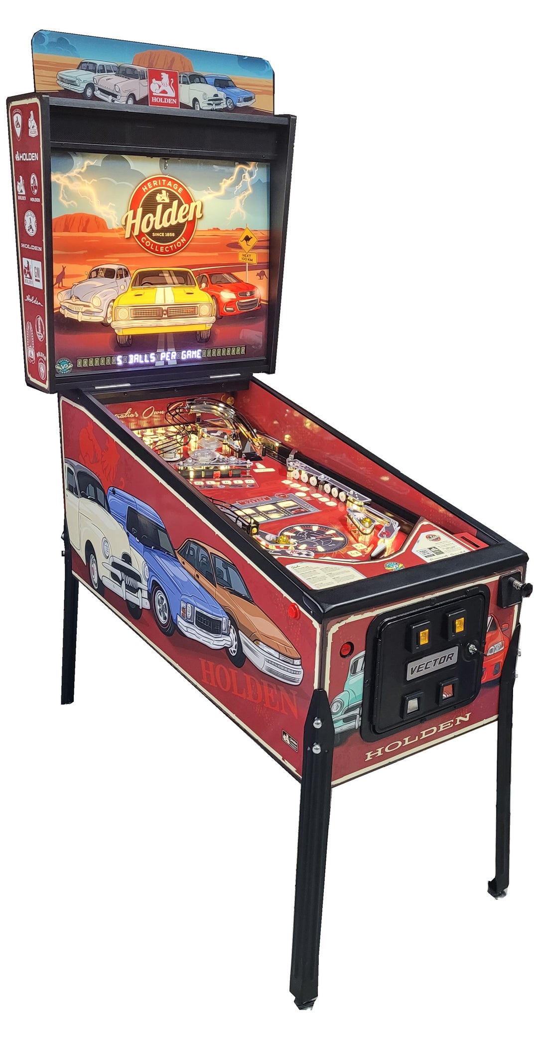HERITAGE HOLDEN PINBALL MACHINE
