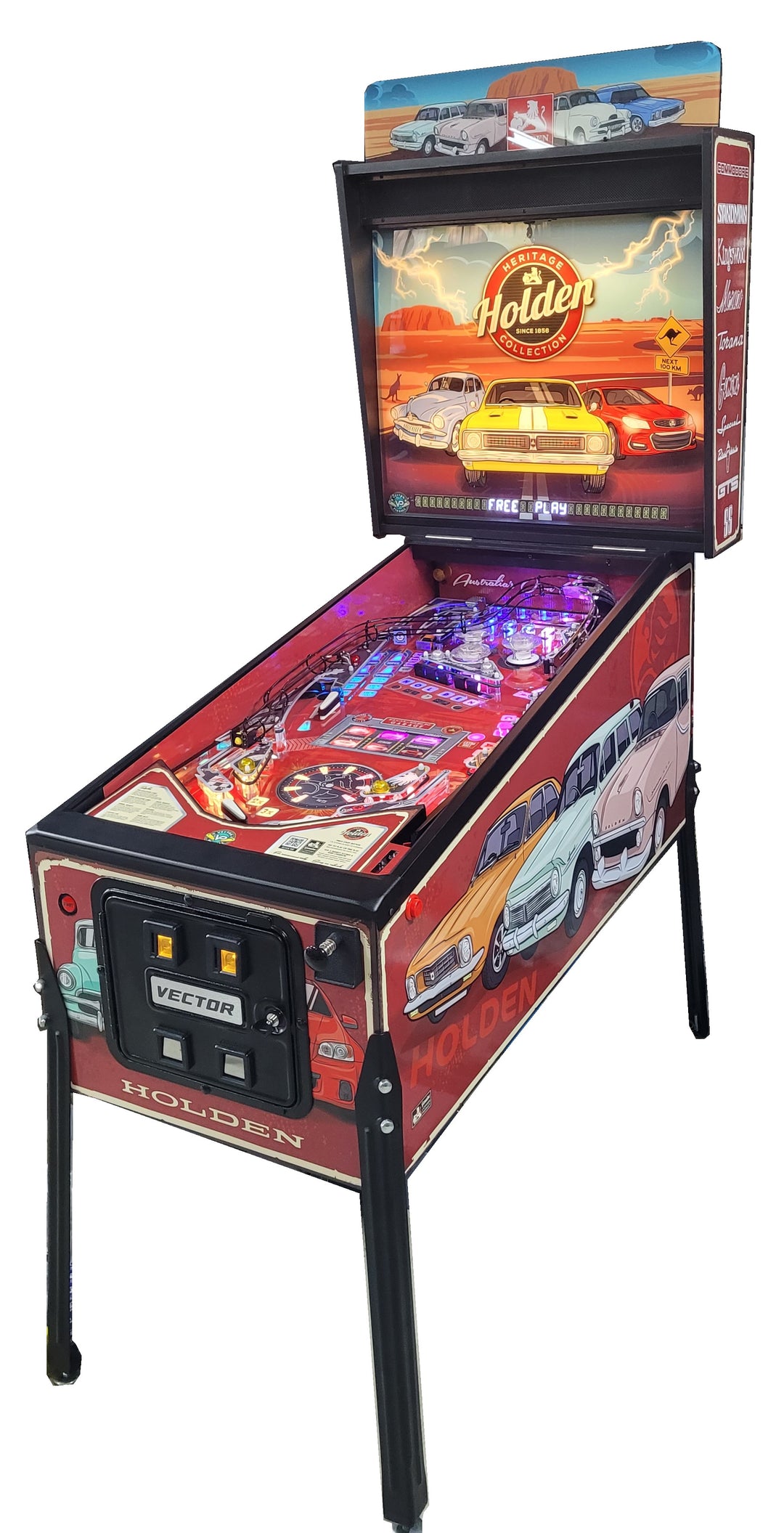 HERITAGE HOLDEN PINBALL MACHINE