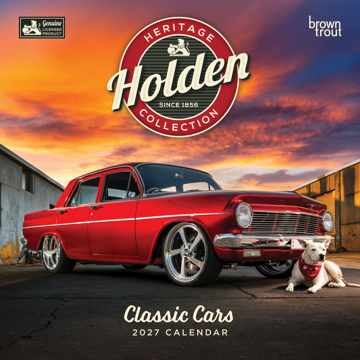 Classic Holden Cars 2027 Square Wall Calendar
