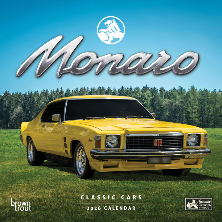 HOLDEN Wall Calendar Classic Monaros 2026 Square