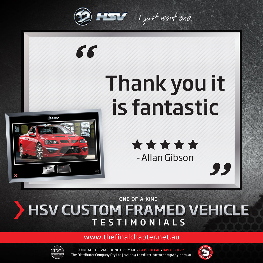 One-of-a-kind HSV Build Plate Custom Frame