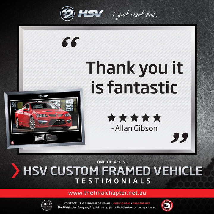 One-of-a-kind HSV Build Plate Custom Frame