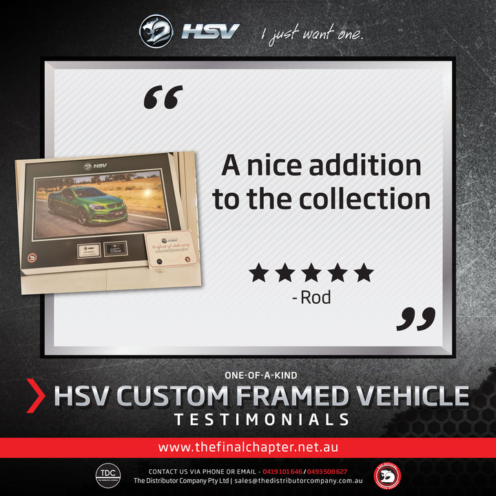 One-of-a-kind HSV Build Plate Custom Frame