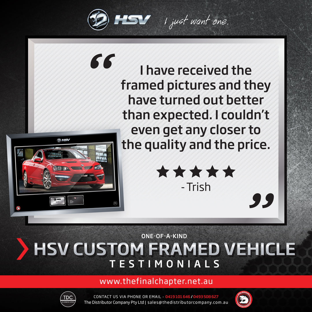 One-of-a-kind HSV Build Plate Custom Frame