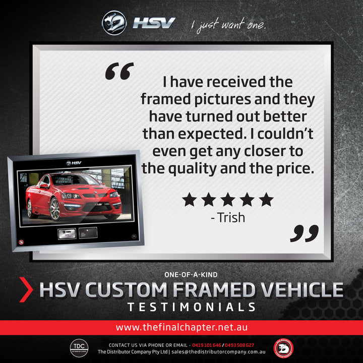 One-of-a-kind HSV Build Plate Custom Frame