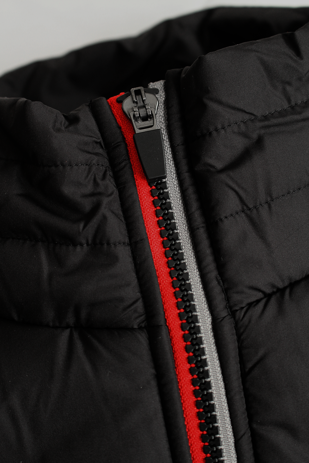 HSV Premium Puffer Vests (Black/Red)