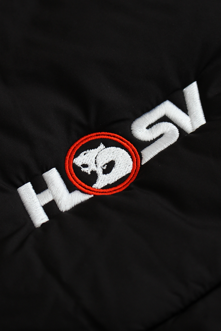 HSV Premium Puffer Vests (Black/Red)