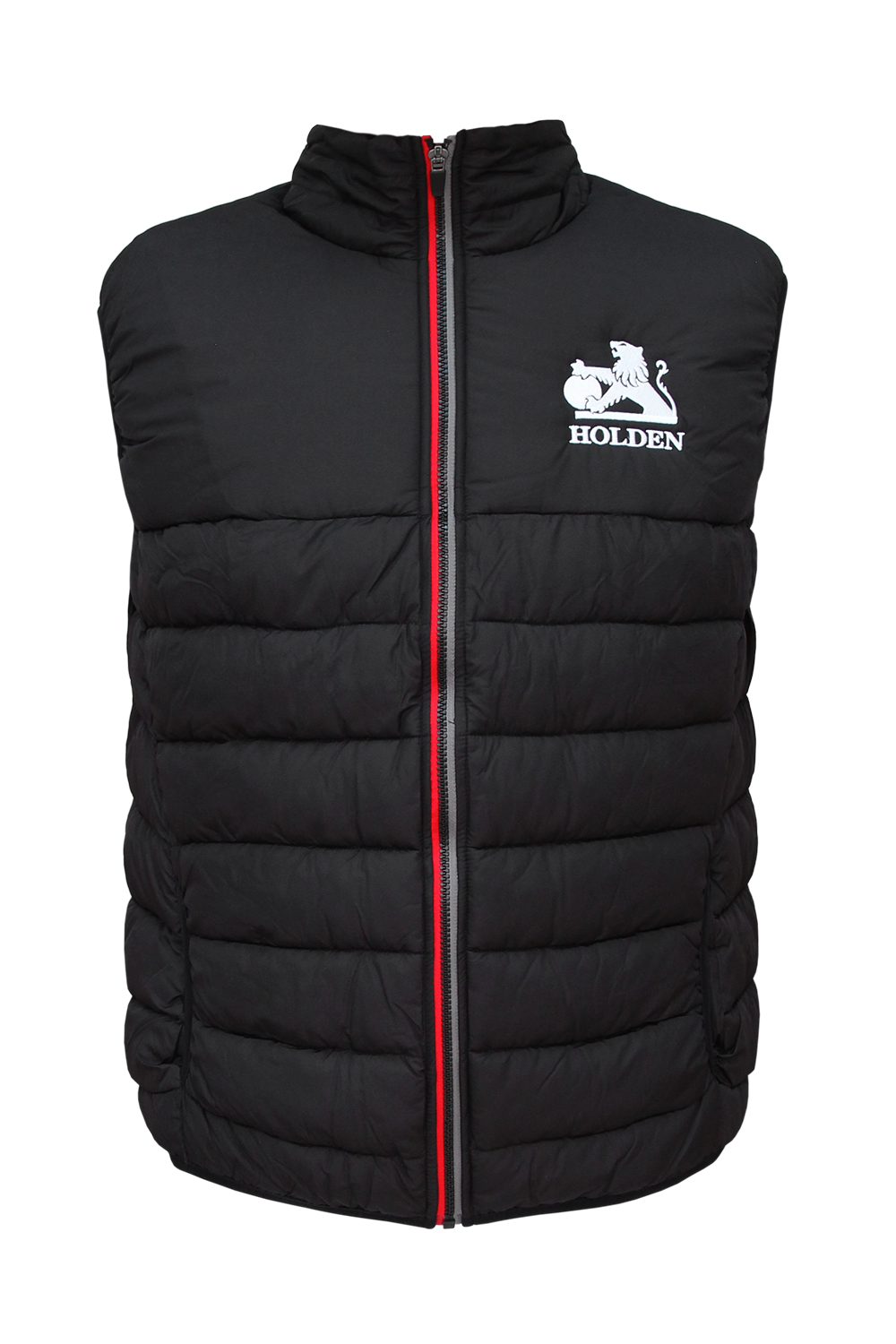 Holden Lion Premium Puffer Vests (Black/Red)