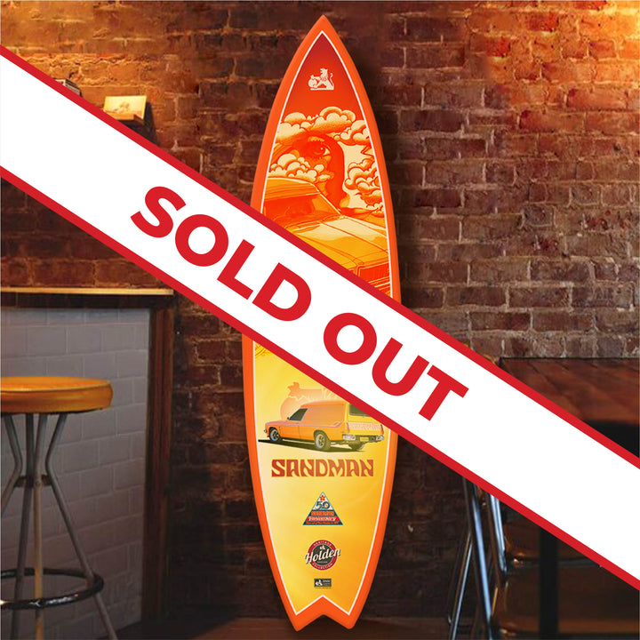 (SOLD OUT) Limited Edition Sandman 50th Anniversary Surfboard
