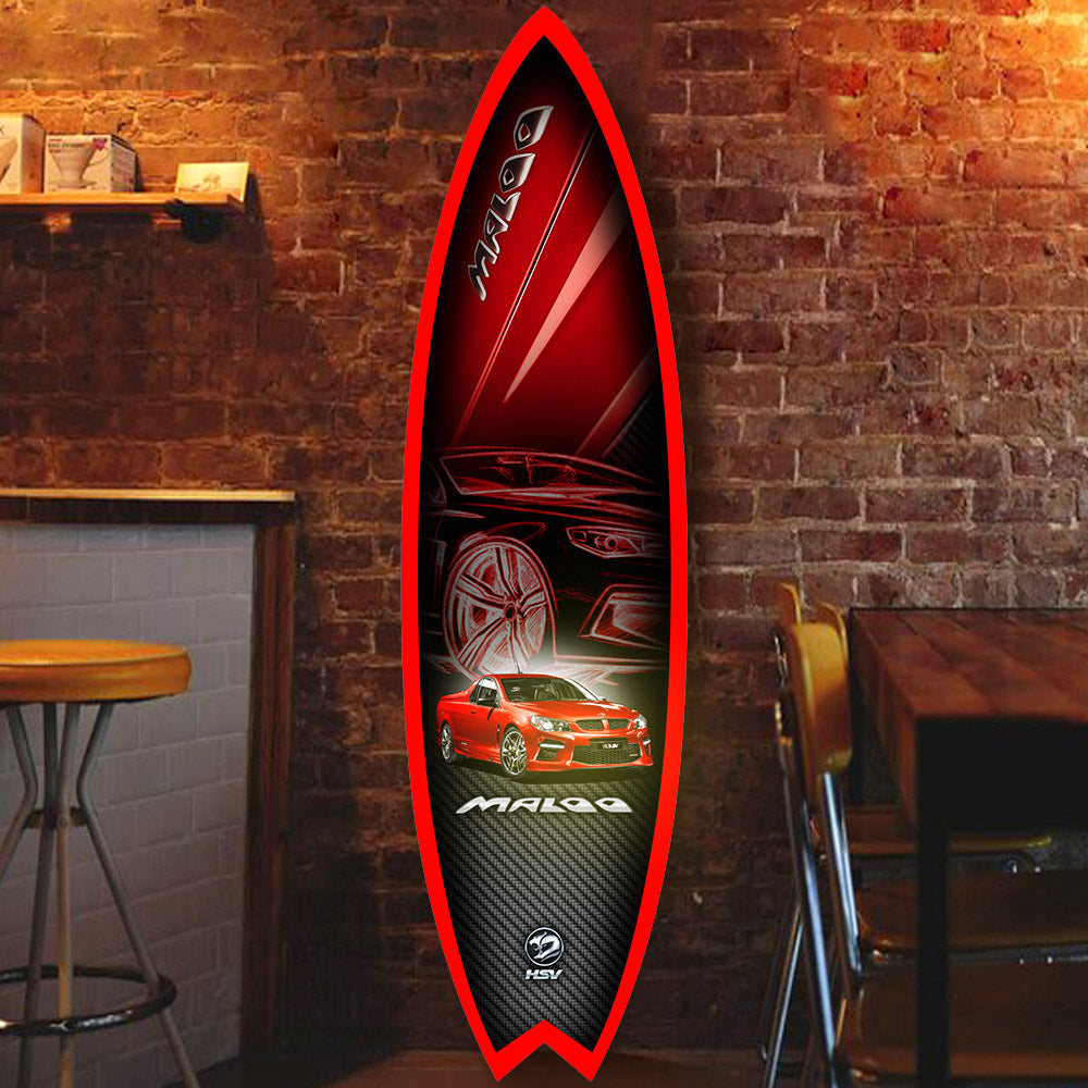 Maloo Surfboard - Red