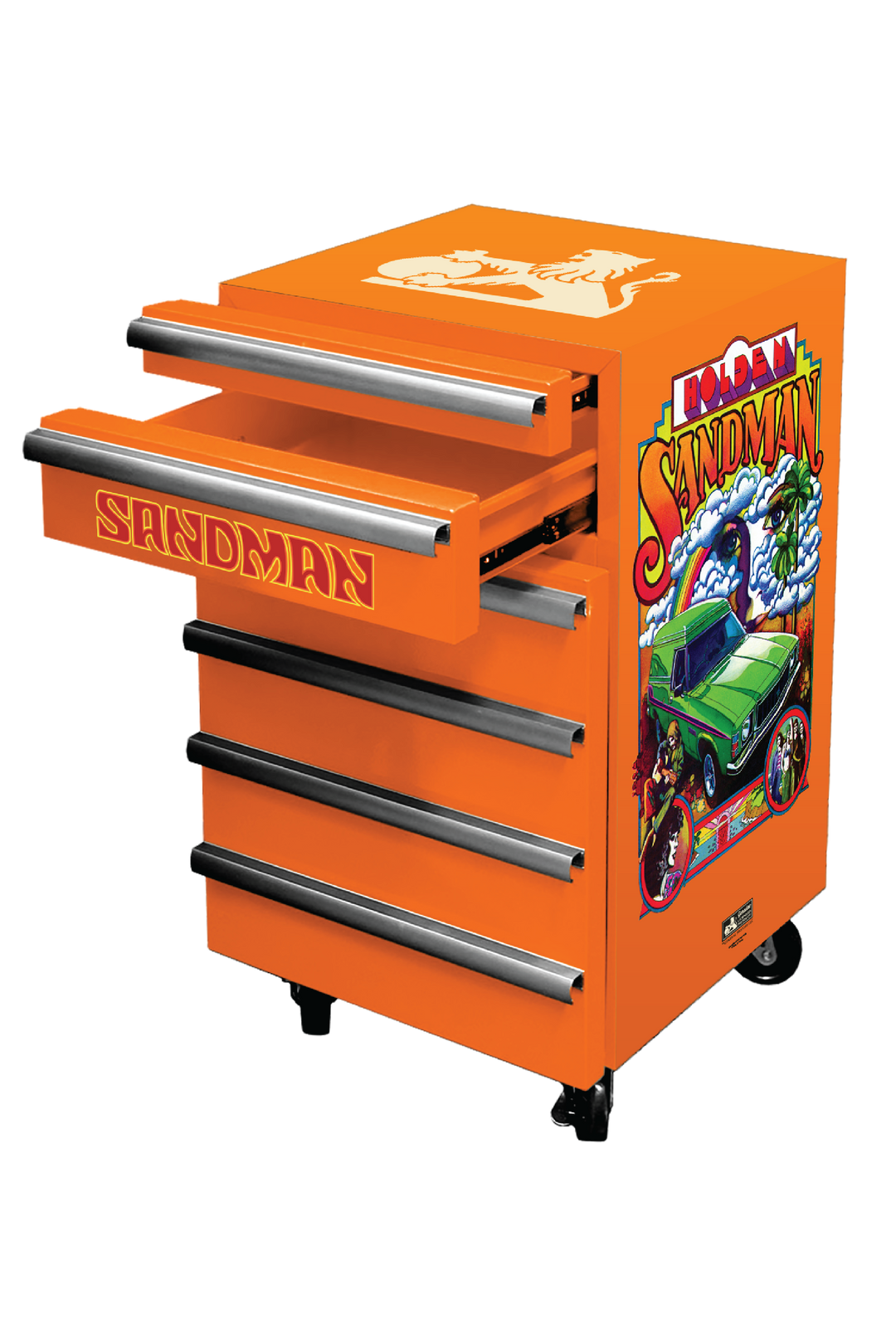 SOLD OUT - 52L SANDMAN BAR FRIDGES - ORANGE