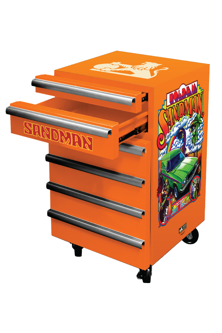 SOLD OUT - 52L SANDMAN BAR FRIDGES - ORANGE