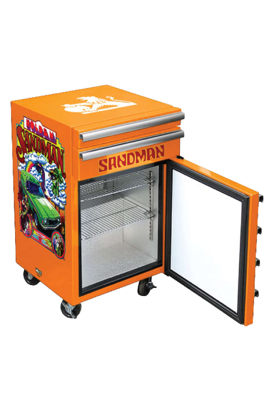 SOLD OUT - 52L SANDMAN BAR FRIDGES - ORANGE