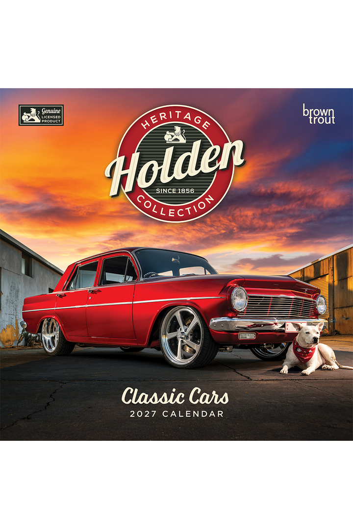Classic Holden Cars 2027 Square Wall Calendar