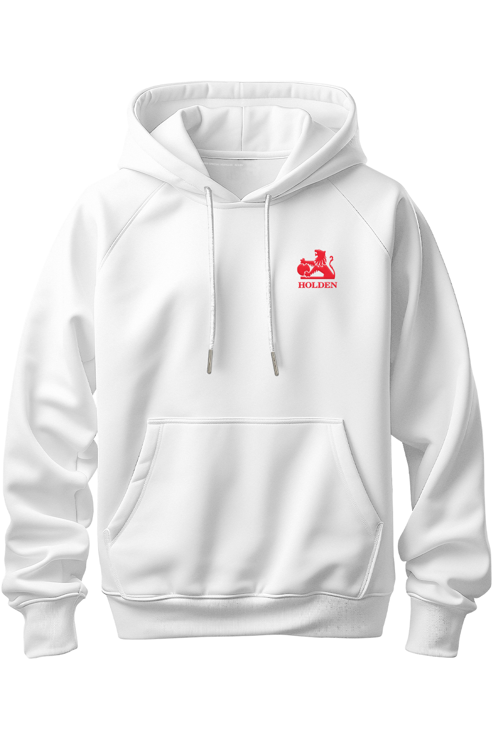 HOLDEN WHITE HOODIE - RED LION