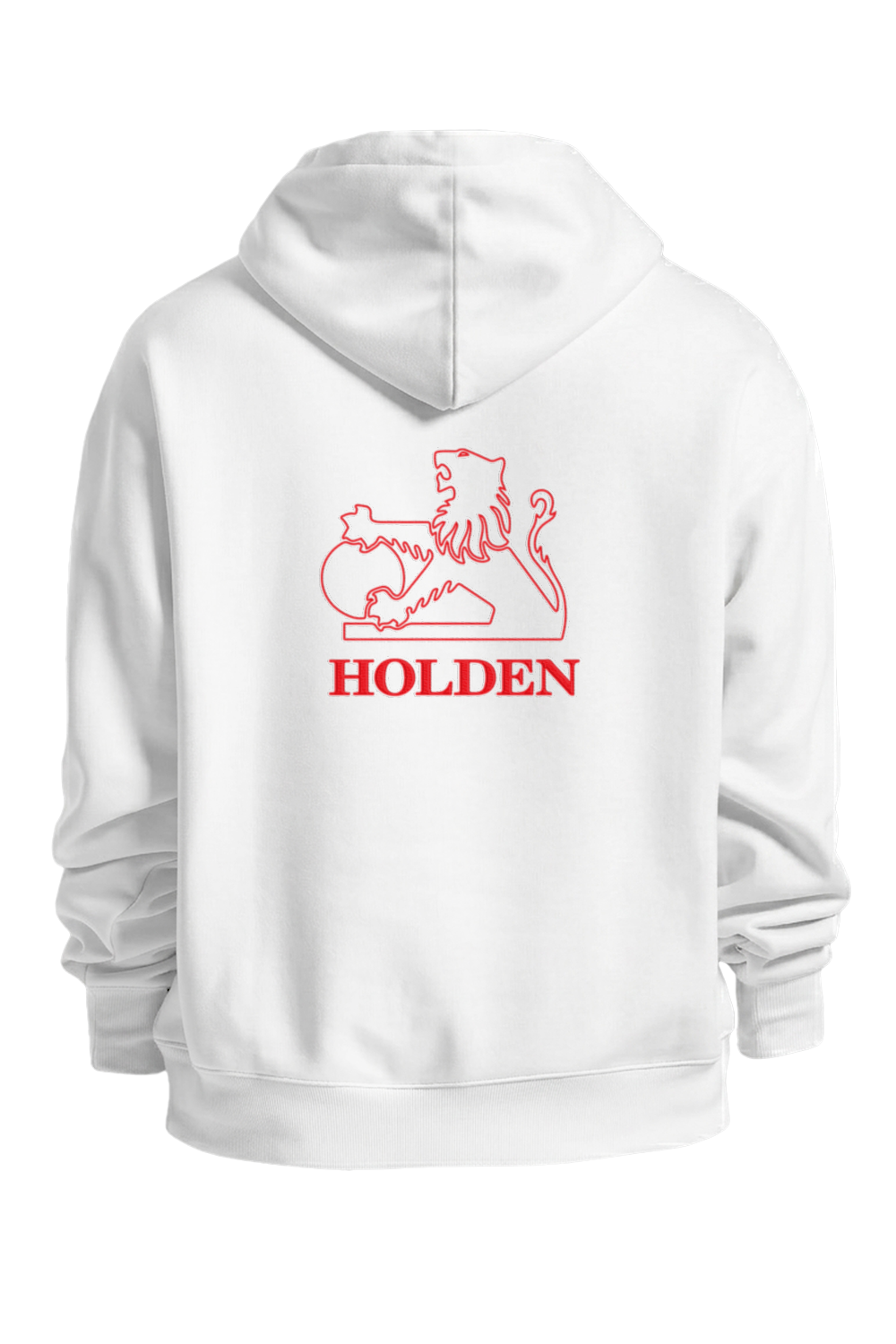 HOLDEN WHITE HOODIE - RED LION