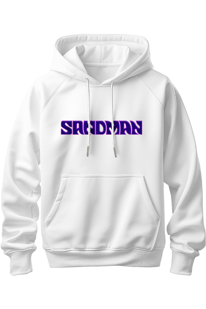Holden Sandman White Hoodie - Purple Logo