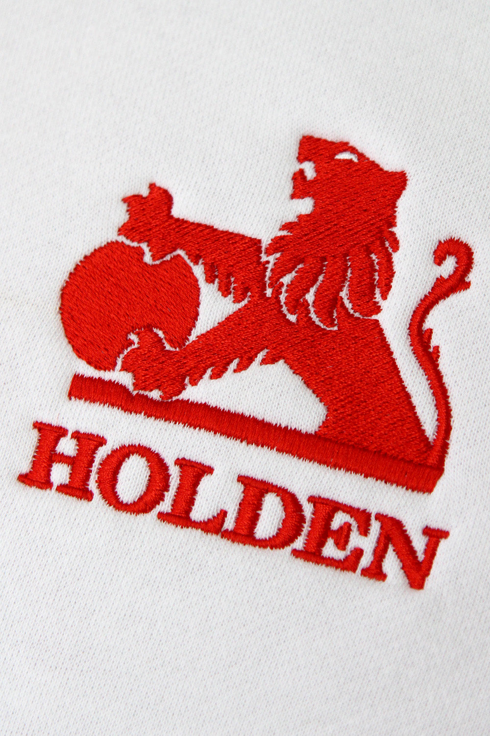 HOLDEN WHITE HOODIE - RED LION