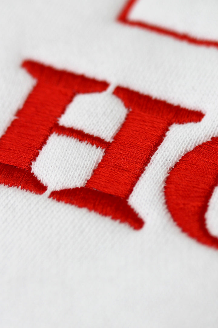 HOLDEN WHITE HOODIE - RED LION