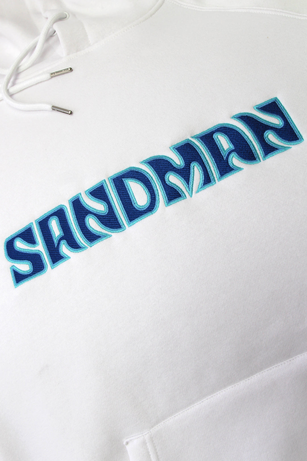Holden Sandman White Hoodie - Blue Logo