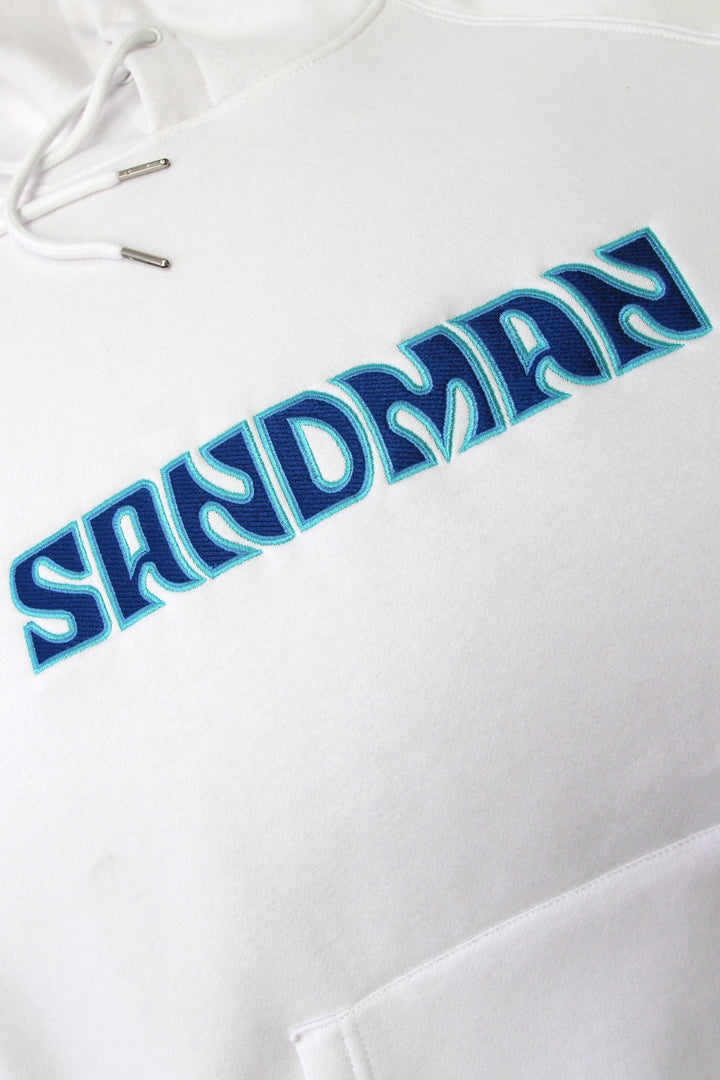 Holden Sandman White Hoodie - Blue Logo