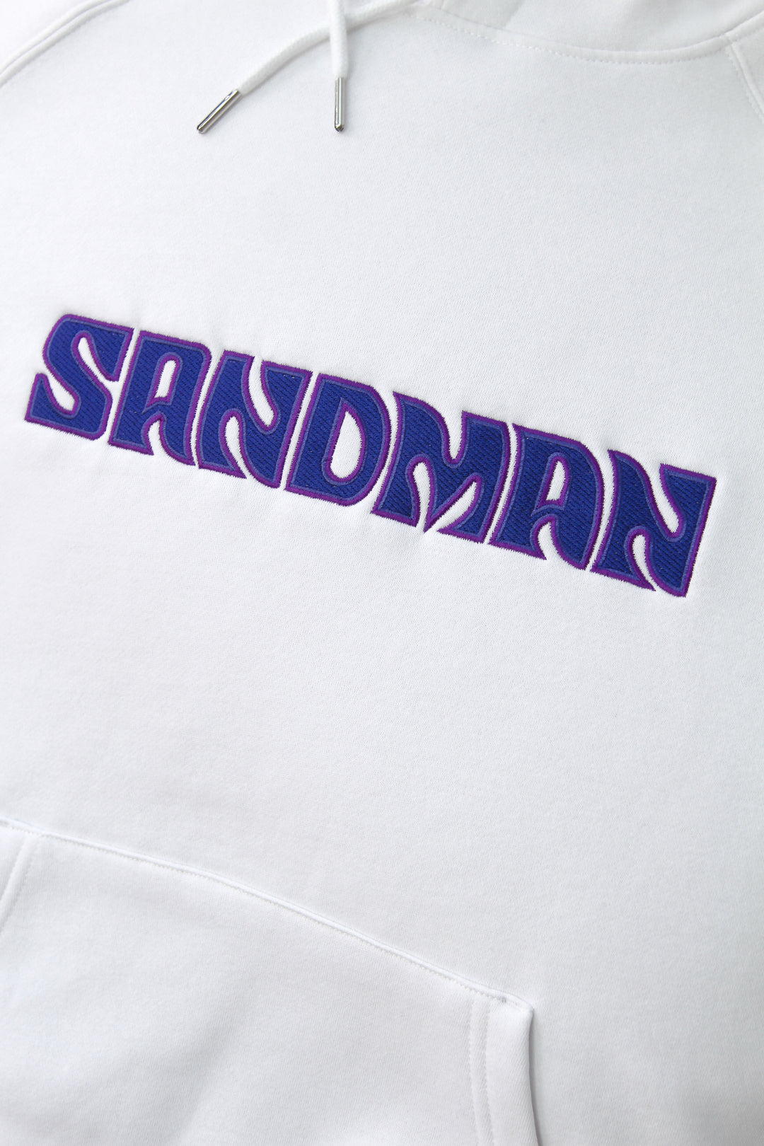 Holden Sandman White Hoodie - Purple Logo