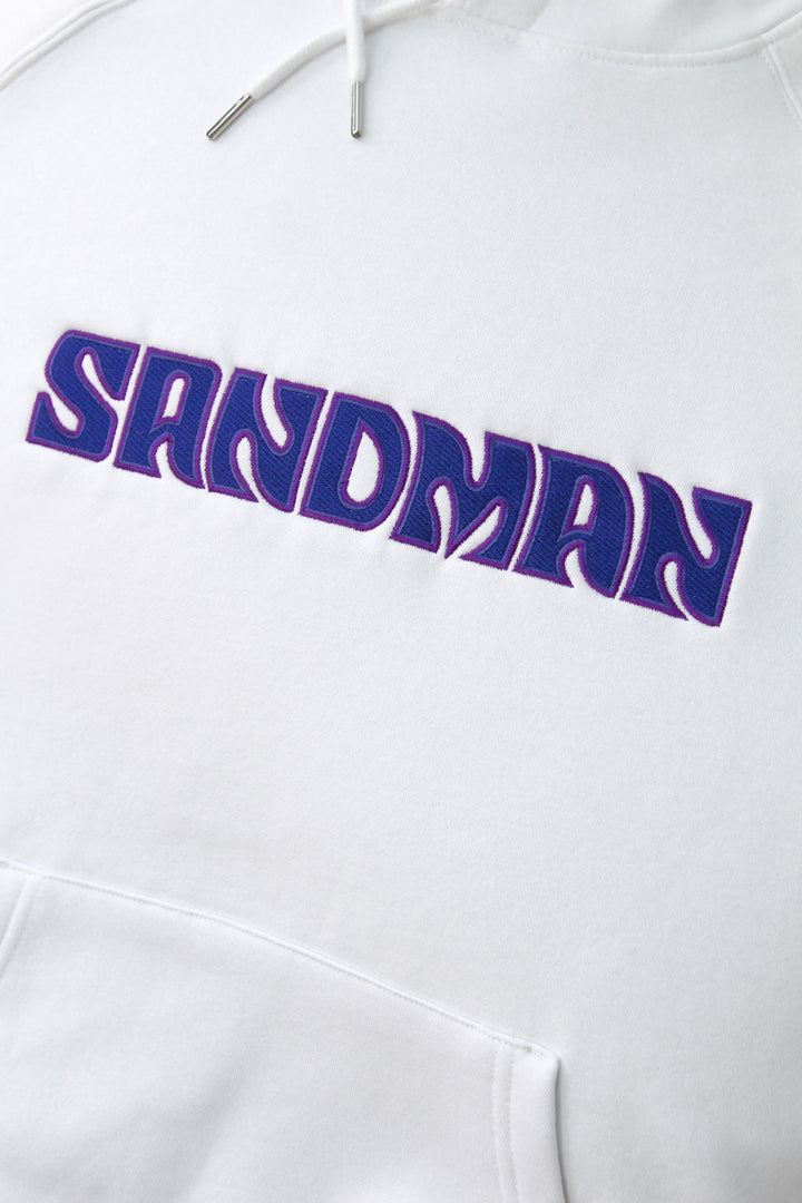 Holden Sandman White Hoodie - Purple Logo