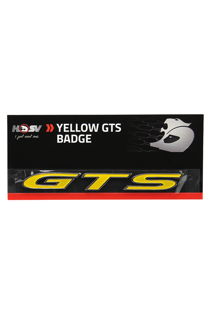 PRE-ORDER: HSV YELLOW GTS REPLICA BADGE