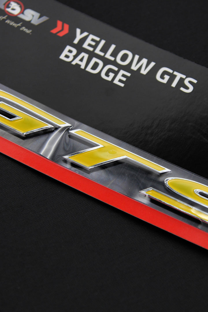 PRE-ORDER: HSV YELLOW GTS REPLICA BADGE